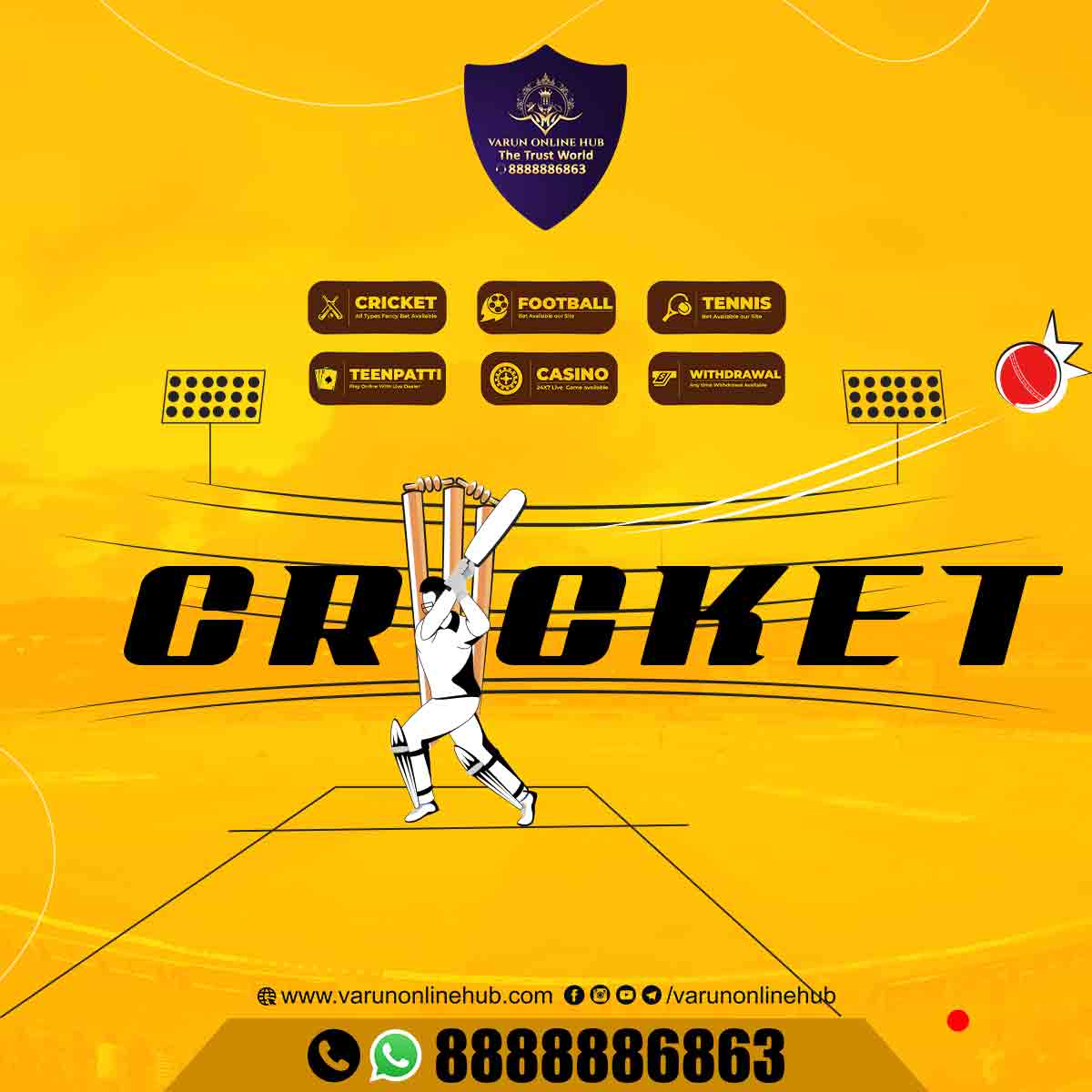 Online ID Cricket Betting | ID Cricket Betting | Betting ID Cricket | Varun Online Hub